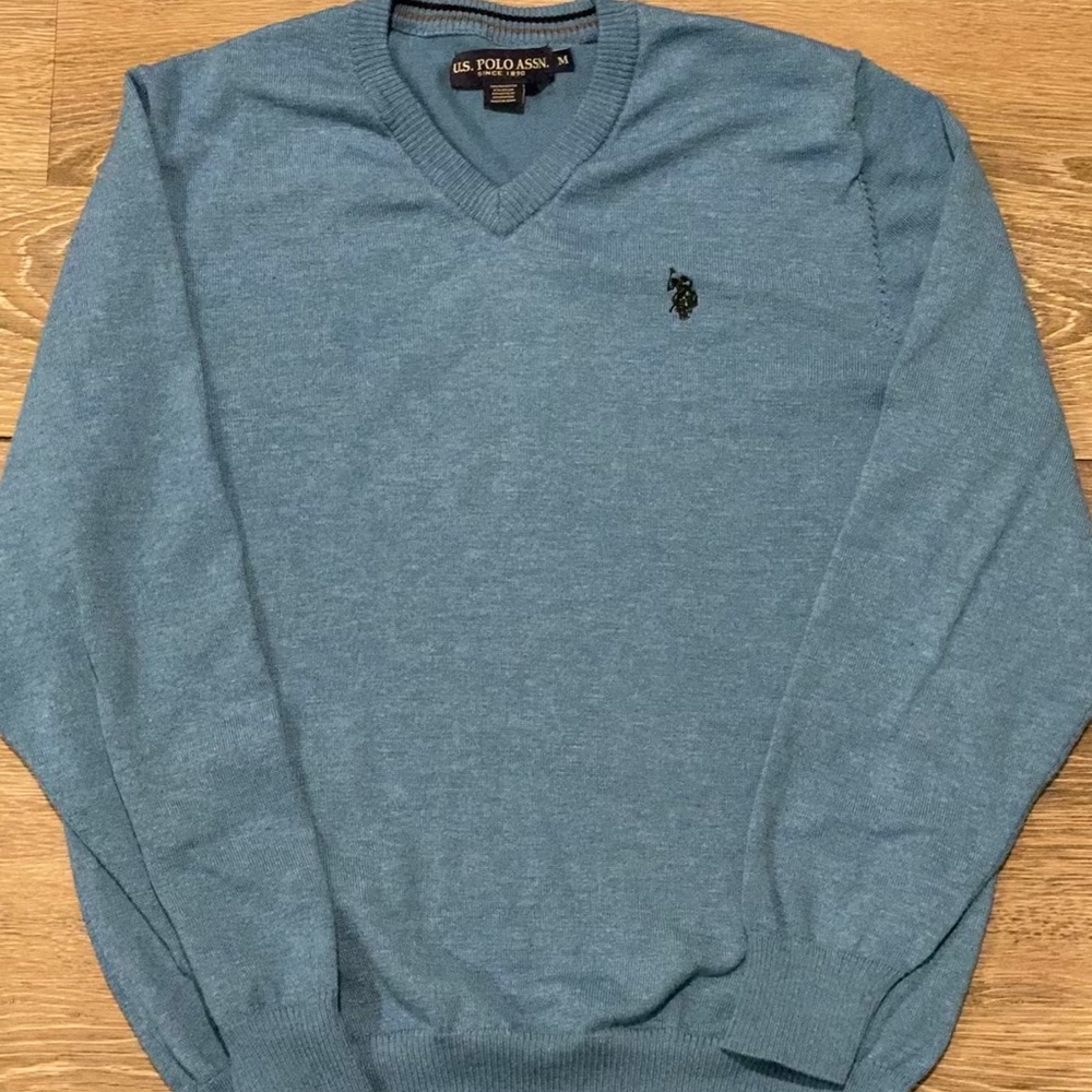 Blue Knit Sweater
